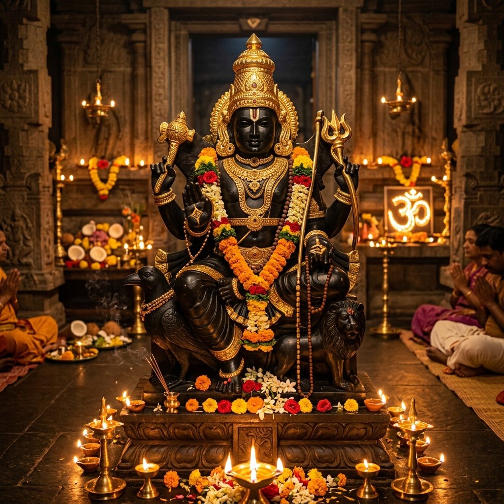 Lord Shani Dev Statue